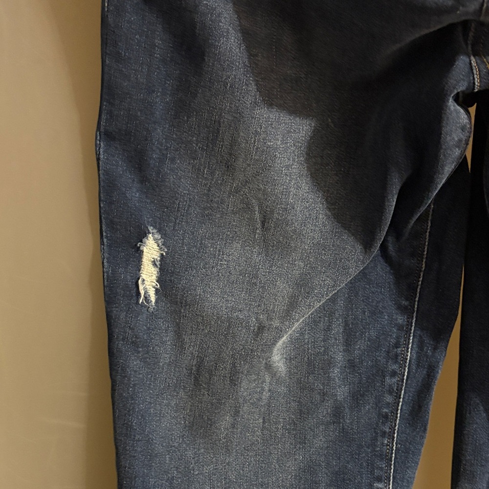 BNWT SPANX Ripped Distressed Blue jean leggings - Xl size - Picture 5 of 9